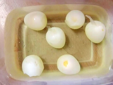 ●作り置きに♪材料2つで超簡単★うずら卵ピクルス●